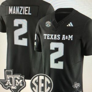 Johnny Manziel Stitched Jersey Black Vapor🧡